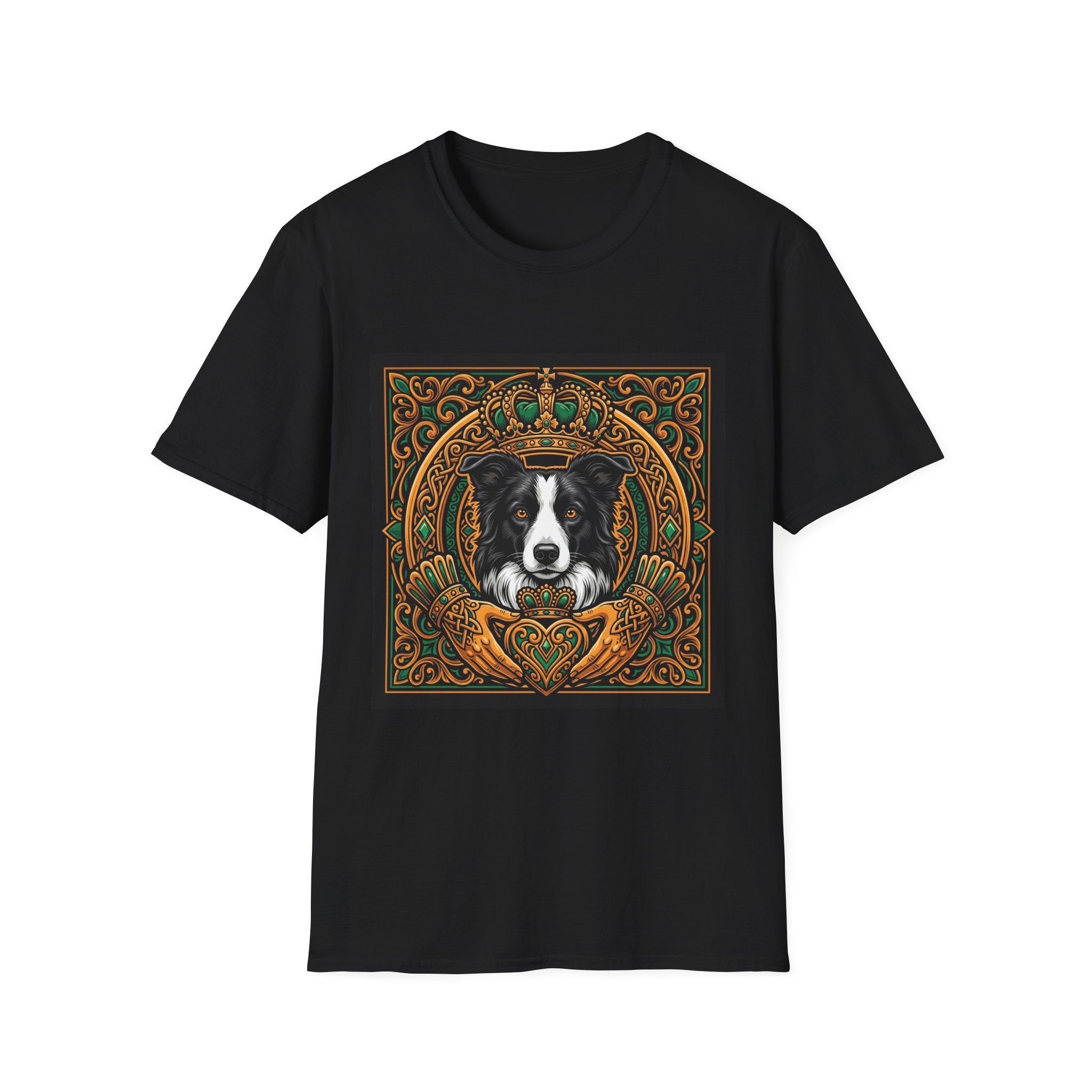Neo-Traditional Border Collie Tee