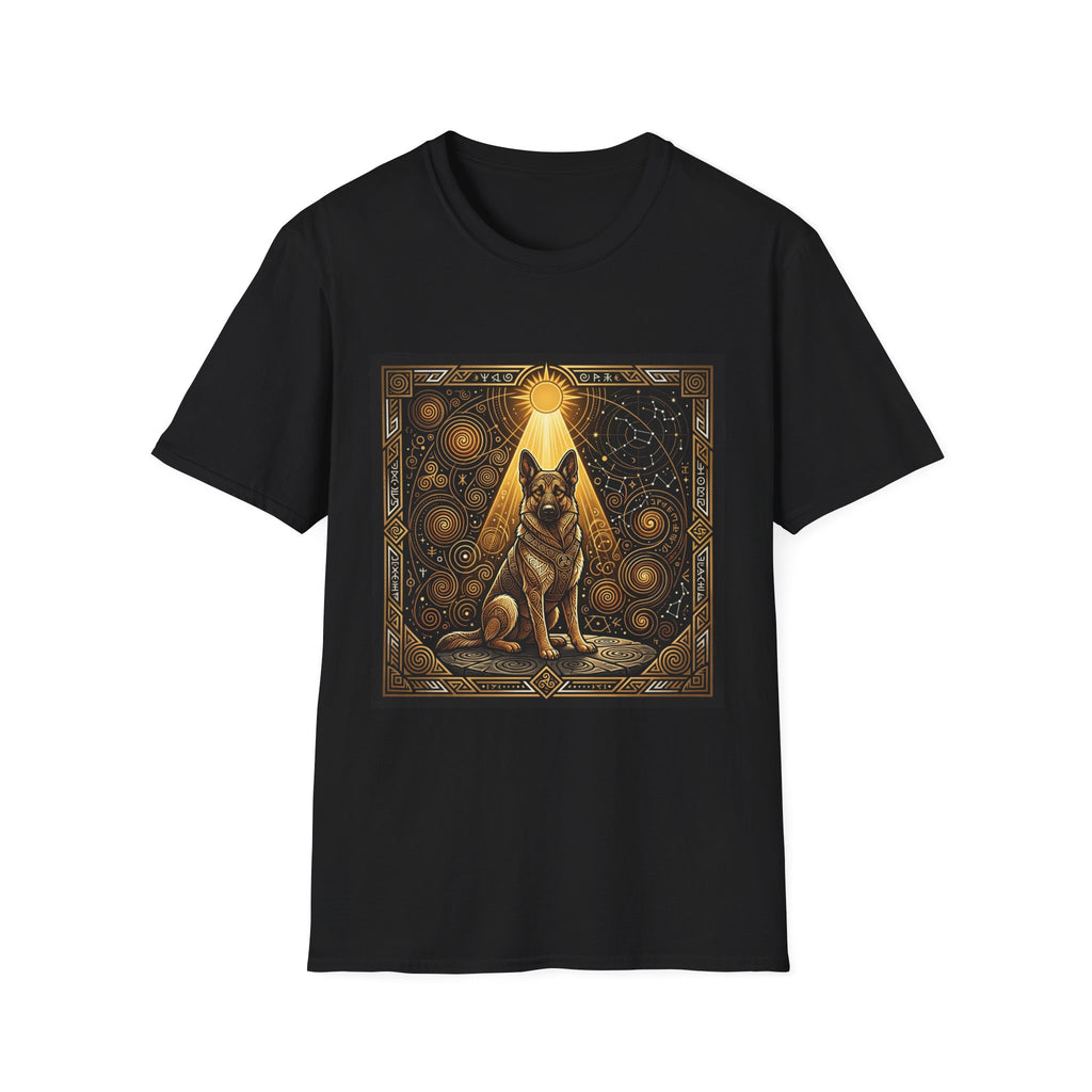 Mystical Geometric German Shepherd Tee