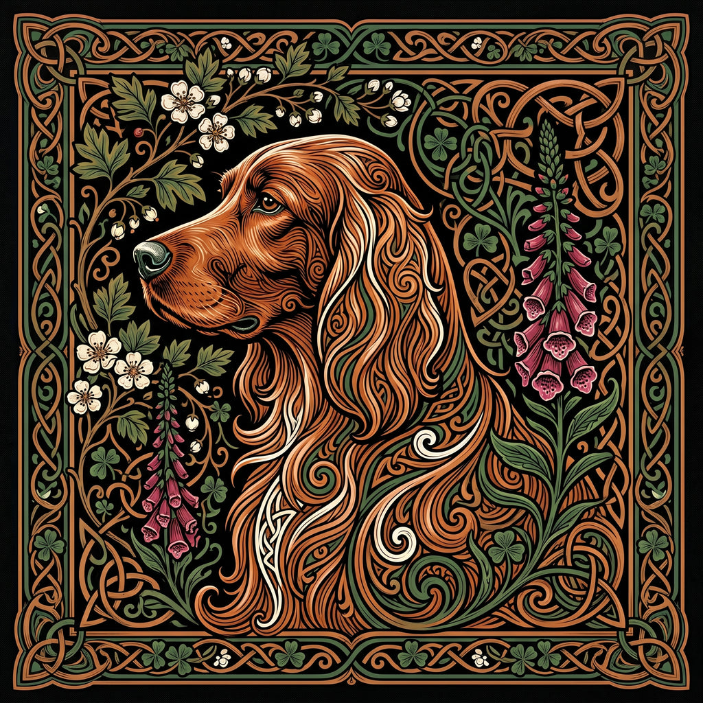 Celtic Floral Irish Setter Tee