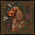 Celtic Floral Irish Setter Tee
