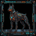 Cyberpunk Techwear Doberman Shirt - Premium Unisex Graphic Tee