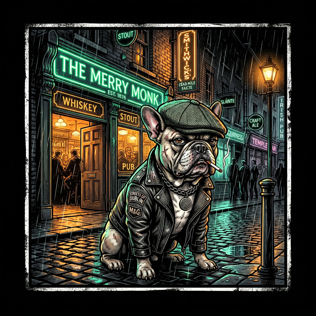 Neon Noir French Bulldog Tee