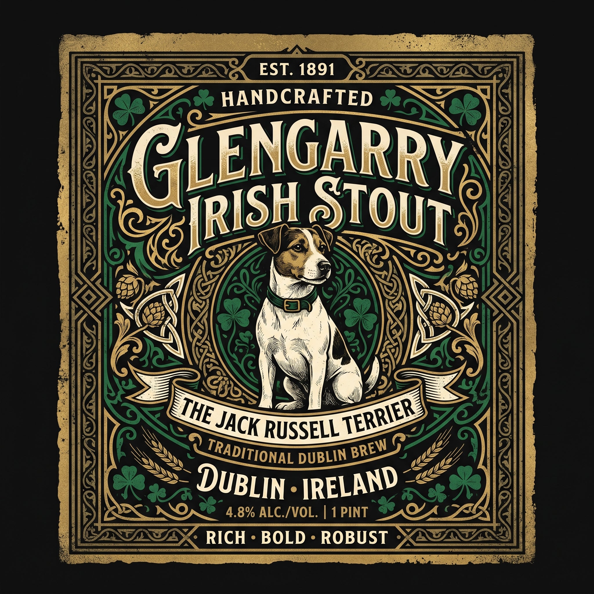 Vintage Stout Jack Russell Tee