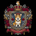 Royal Crest Corgi Tee - Premium Corgi Gifts