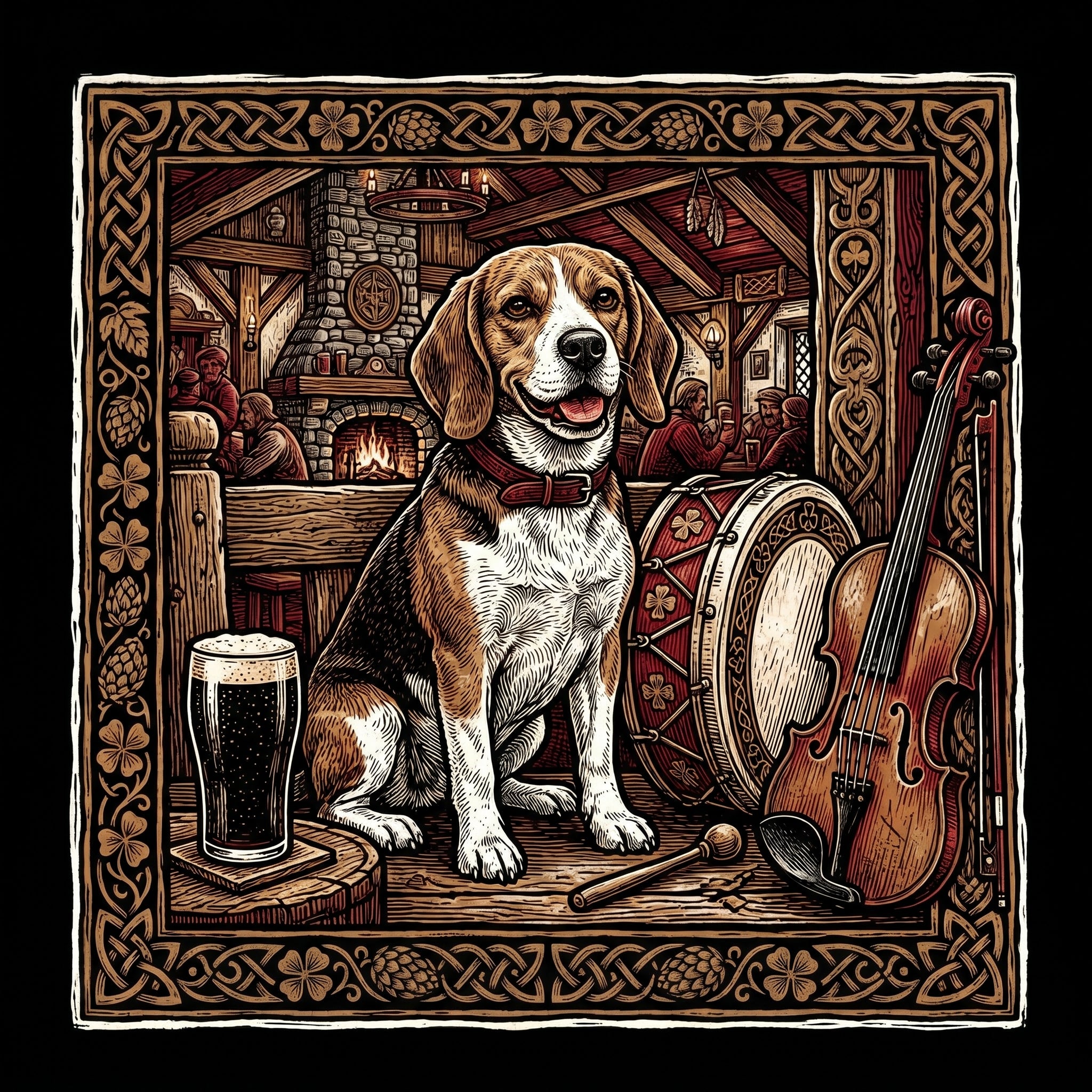 Trad Session Beagle Tee
