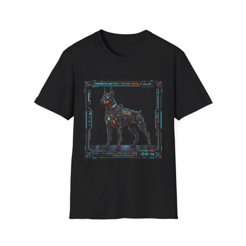 Cyberpunk Techwear Doberman Shirt - Premium Unisex Graphic Tee
